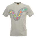 Voi Jeans Grey T-Shirt with Printed Design