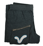 Indigo Blue and White Jogging Bottoms