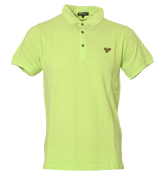 Lime Green Pique Polo Shirt