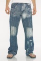 VOI JEANS mens bleached loose-fit jeans