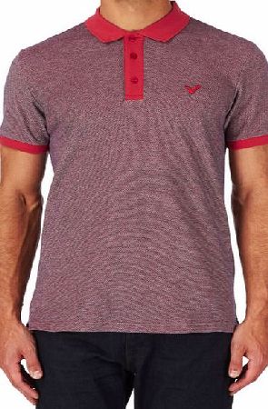Voi Jeans Mens Voi Jeans Lunar Olo Polo Shirt - Ribbon Red
