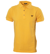 Voi Jeans Mustard Yellow Pique Polo Shirt(New