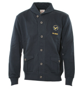 Voi Jeans Navy Buttoned Cardigan