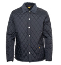 Navy Quilted Jacket
