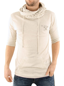 Voi Jeans Oatmeal Cliff Cowl Neck T-Shirt