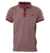 Voi Jeans Purple and Grey Stripe Polo Shirt (Dino)