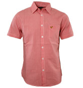 Voi Jeans Red and White Check Short Sleeve Shirt