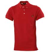 Voi Jeans Red Pique Polo Shirt (New Joseph)