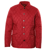 Voi Jeans Red Quilted Nylon Jacket (New Hunter)