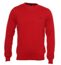 Voi Jeans Red V-Neck Sweater
