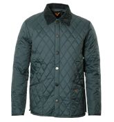 Voi Jeans Slate Grey Quilted Nylon Jacket (New