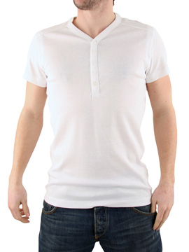Voi Jeans White Matt Y-Neck T-Shirt
