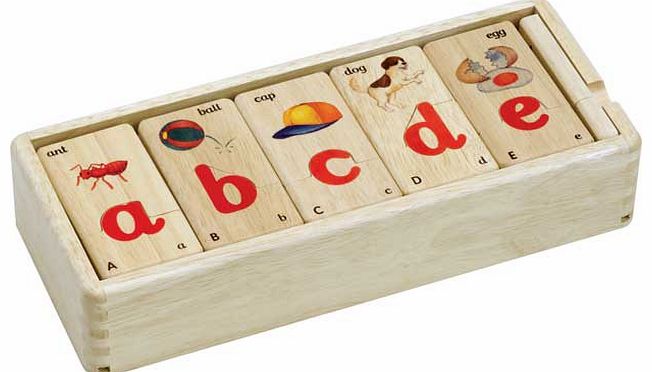 Voila Alphabet Wooden Jigsaw - Lower Case Letters