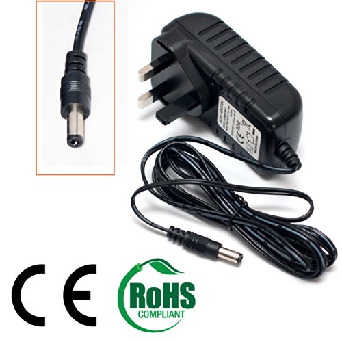 Volans 9V Mains AC-DC Adaptor Charger for Argos Bush 10in 10`` Inch Portable DVD Player