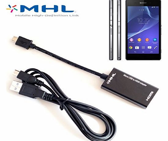 Volans MHL to HDMI TV-out for Sony Xperia Z1 and Z2 Adapter HDTV