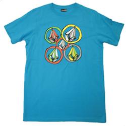 Volcom 5 Pack T-Shirt - Electric Blue
