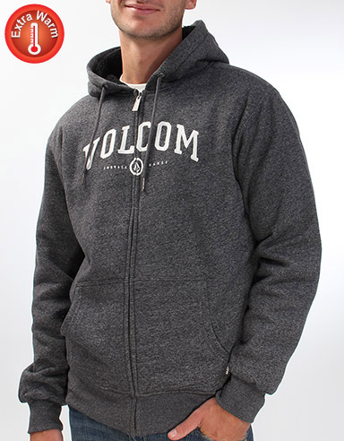 Volcom Archhh Sherpa lined zip hoody