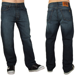 Volcom Black Zip Regular fit jeans