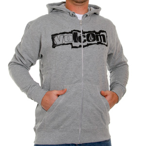 Volcom Block Font Zip hoody Melanged
