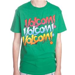 Volcom Boys Hot Rod T-Shirt - Kelly Green