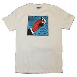 Volcom Boys Icon Hand T-Shirt - White