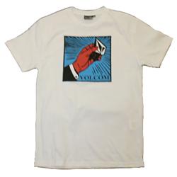 Volcom Boys Icon Hand T-Shirt - White