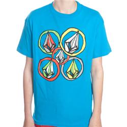 Volcom Boys Inetrnational T-Shirt - Electric Blue