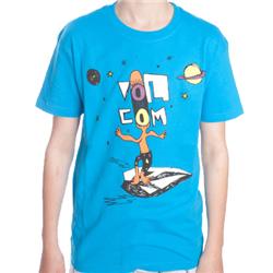Volcom Boys Space Stone T-Shirt - Electric Blue