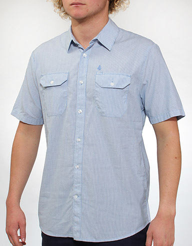 Volcom Canal Short sleeve shirt - Estate Blue