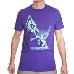 Volcom Check It T-Shirt - Purple