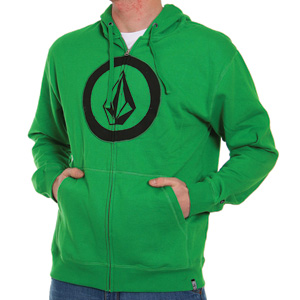 Volcom Circle Screen Zip Hoody - Green