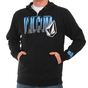 Volcom Corpy Corp Zip Hoody - Black