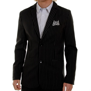 Volcom Daper Stone Jkt Suit jacket - Grey Stripe