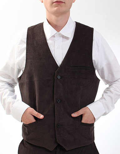 Dapper Stone Vest Corduroy waistcoat