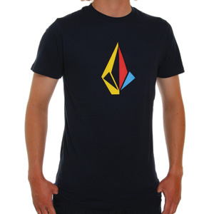 Volcom Distoned Slim Tee shirt - Dark Navy