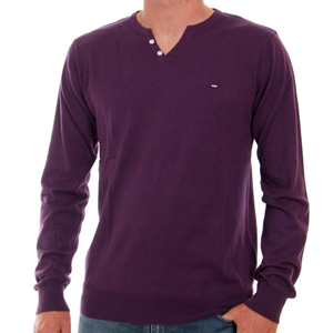 Volcom Double Time Pullover Henley jumper - Plum