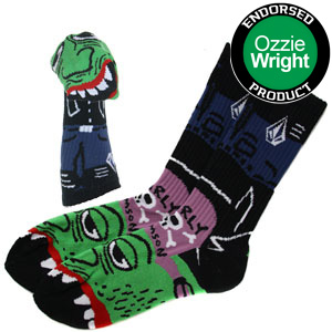 Volcom FA Ozzie Wright Socks - Green