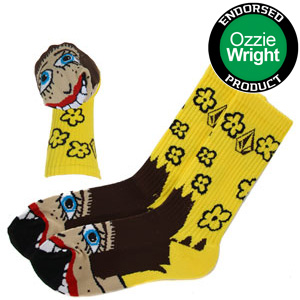 Volcom FA Ozzie Wright Socks - Yellow