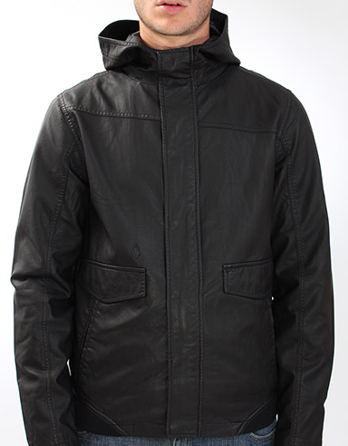 Volcom Faux Real Mock leather jacket