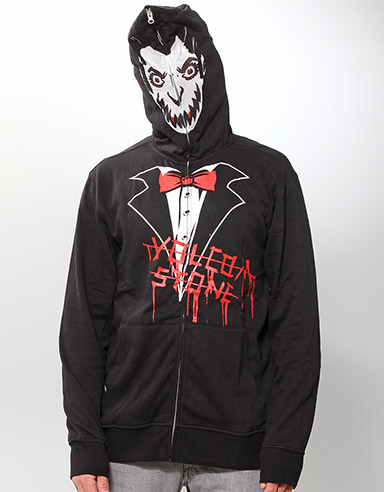 Fear Slim Zip hoody - Black