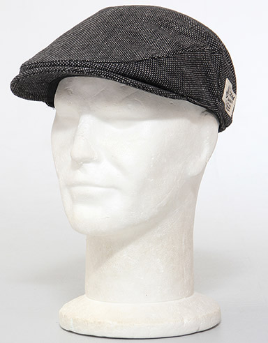 Fixed Tailored Flat cap - Black