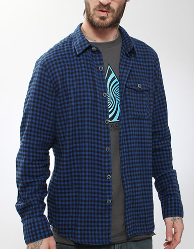 Flash Flannel shirt - Indigo