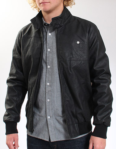 Volcom Hoxton Nuts Mock leather jacket