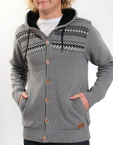 hooded knit