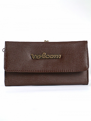 Volcom Ladies CIRCUS FREAK WALLET E603804002 - BRN
