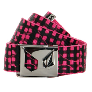 Classic Web belt - Pink Plaid