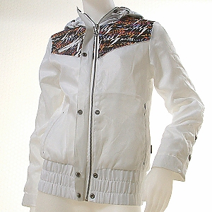 Volcom Ladies Grease Lightning Ladies Jacket - White