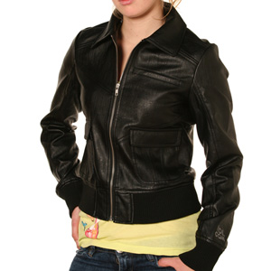 Volcom Ladies Hit The Road Faux leather jacket