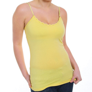Jane Doe Eyes Cami top - Yellow