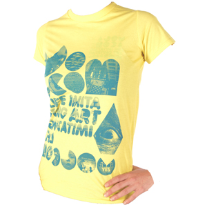 Volcom Ladies Ladies Volcom Life Imitating Baby T-Shirt. Yellow